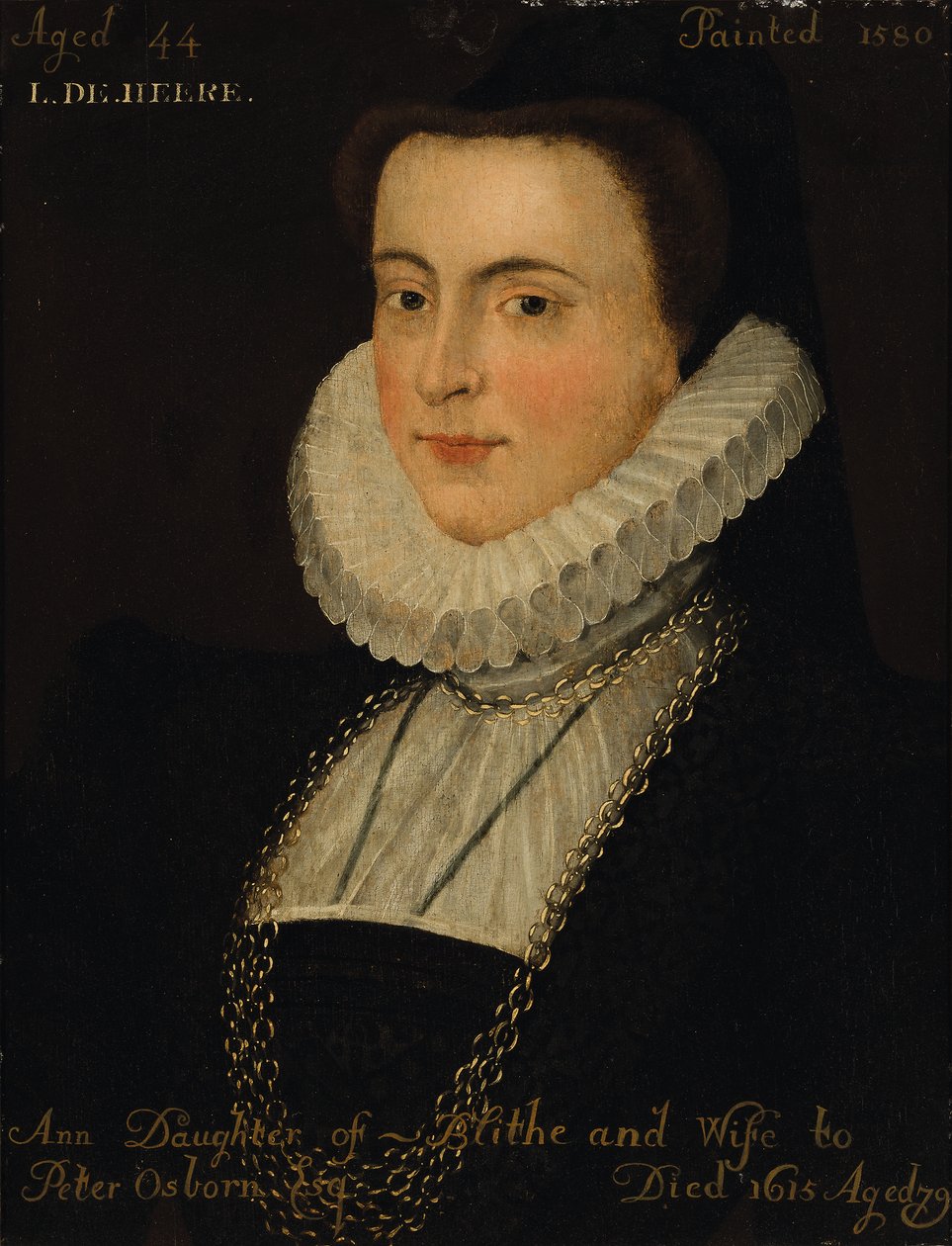 Retrato de Anne Blythe de English School