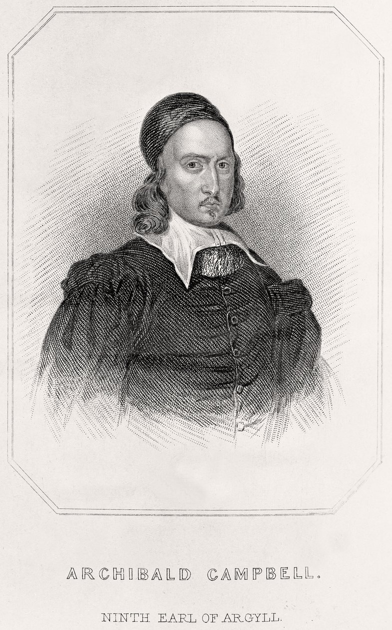 Retrato de Archibald Campbell, 9º Conde de Argyll, 1835 de English School