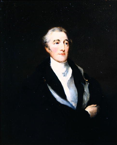 Retrato de Arthur Wellesley (1769-1852) Duque de Wellington (óleo sobre tela) de English School