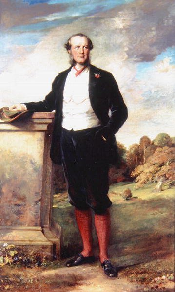 Retrato de Beilby Richard Lawley (1818-80) 2º Barão Wenlock (óleo sobre tela) de English School