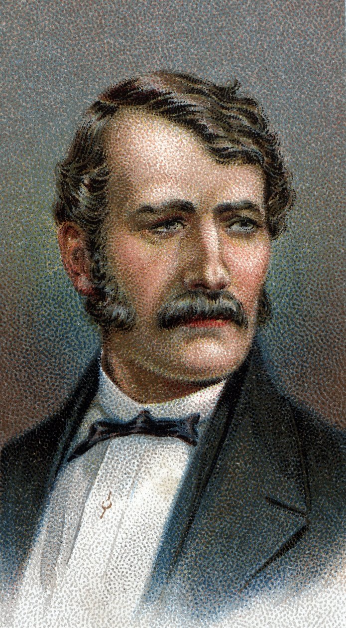 Retrato de David Livingstone de English School