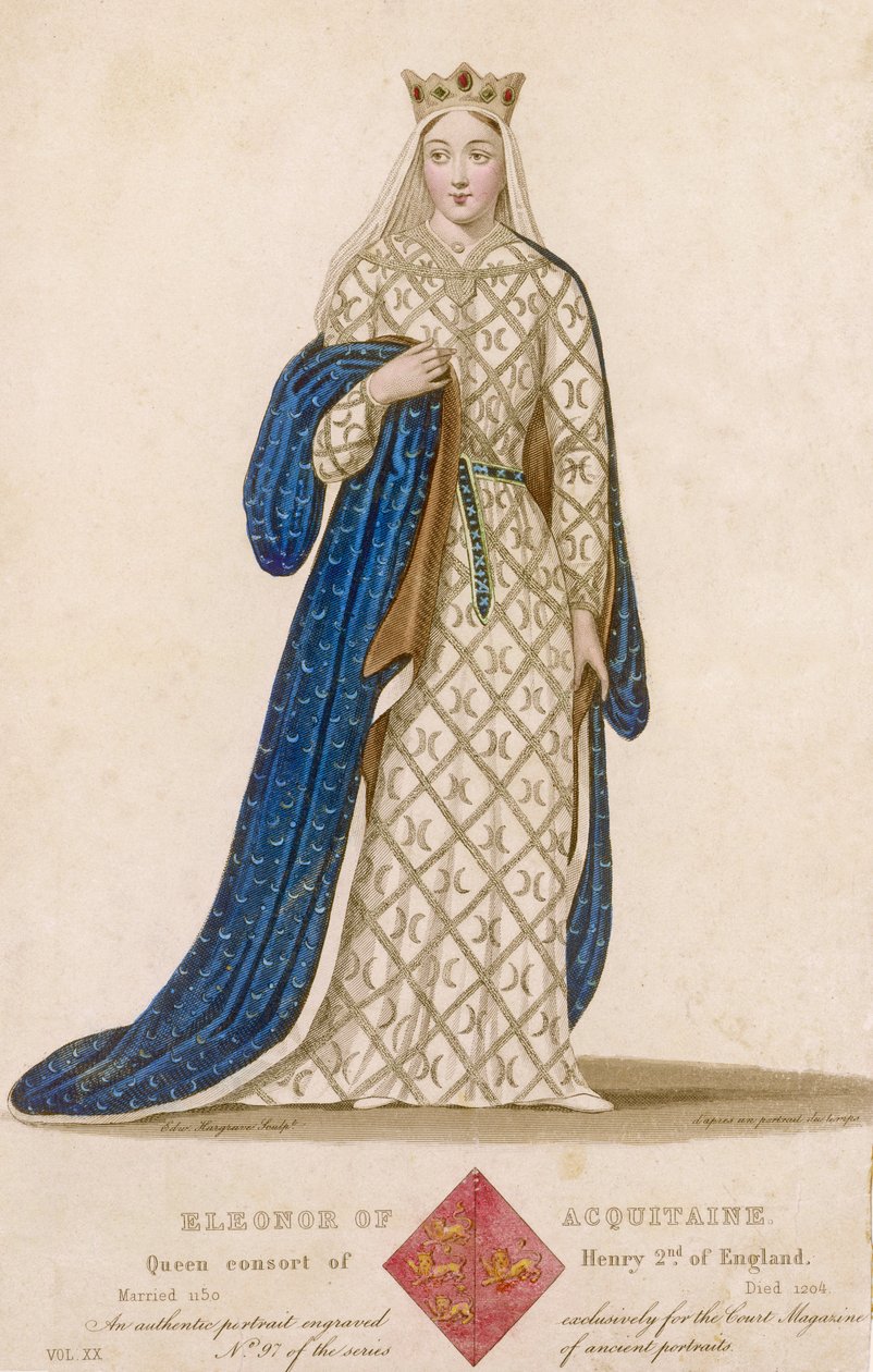 Retrato de Eleanor da Aquitânia de English School