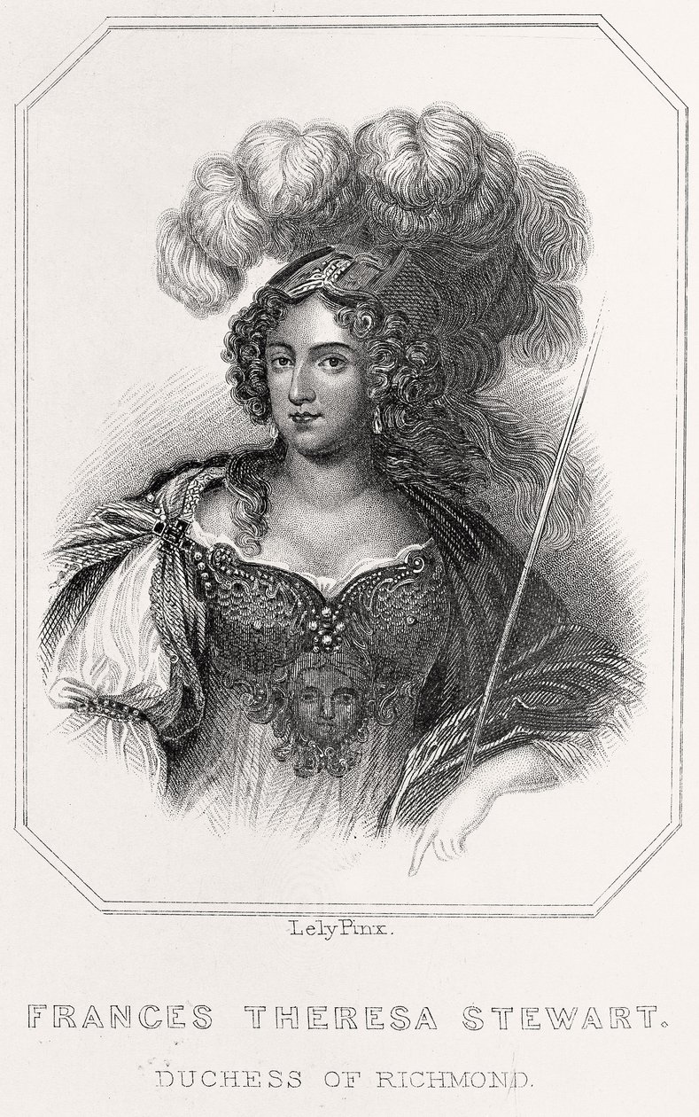 Retrato de Frances Theresa Stewart de English School
