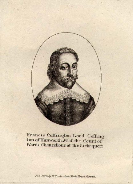 Retrato de Francis Cottington, Barão Cottington (c.1578-1652) pub. 1812 (gravura) de English School