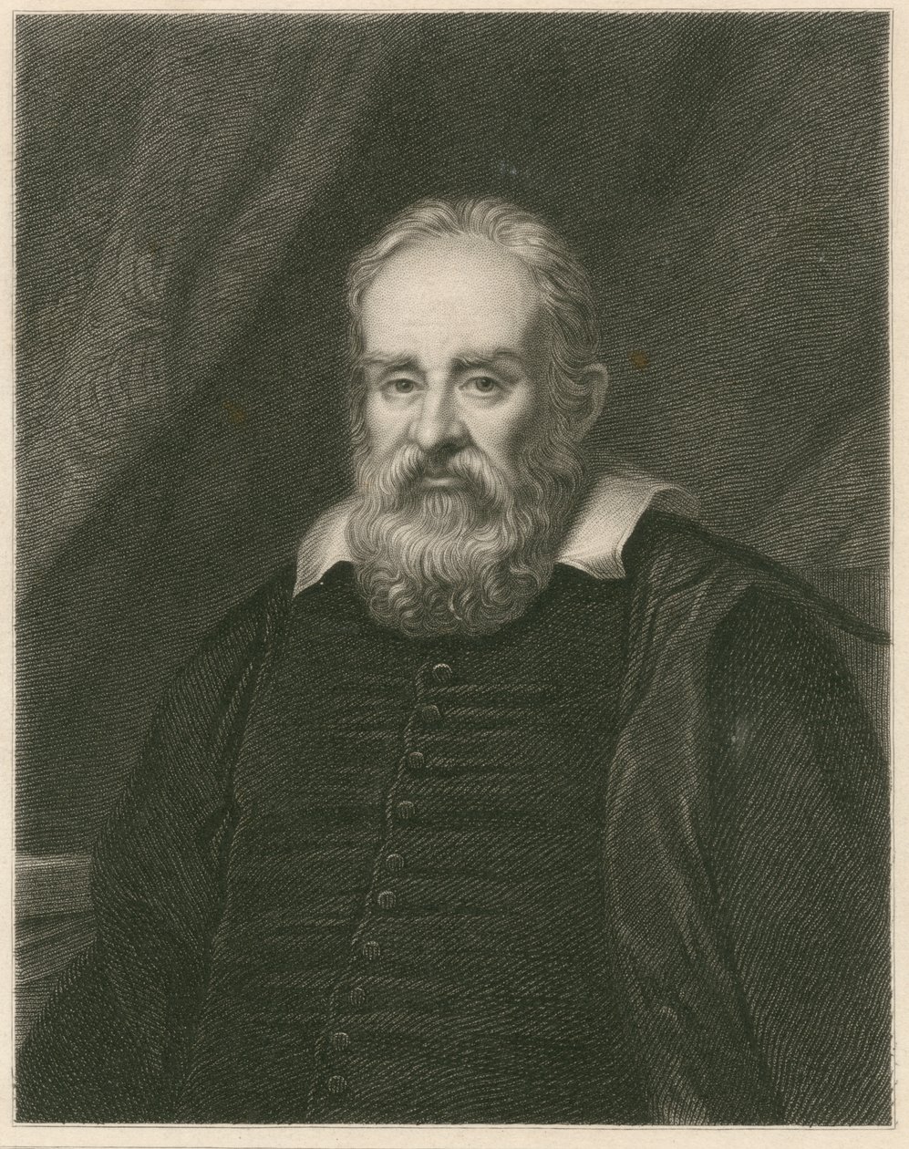 Retrato de Galileu Galilei de English School