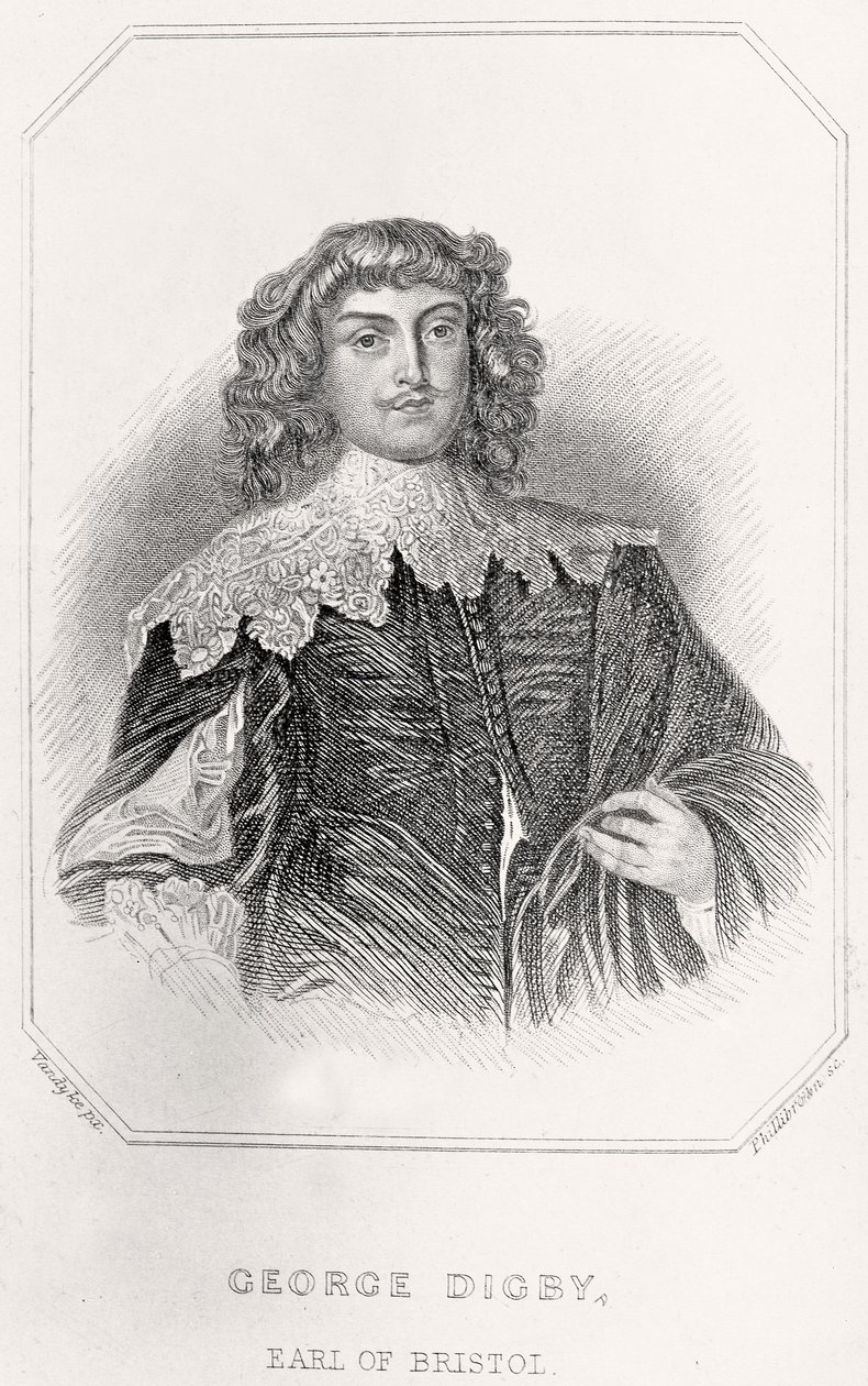 Retrato de George Digby, Conde de Bristol, 1835 de English School