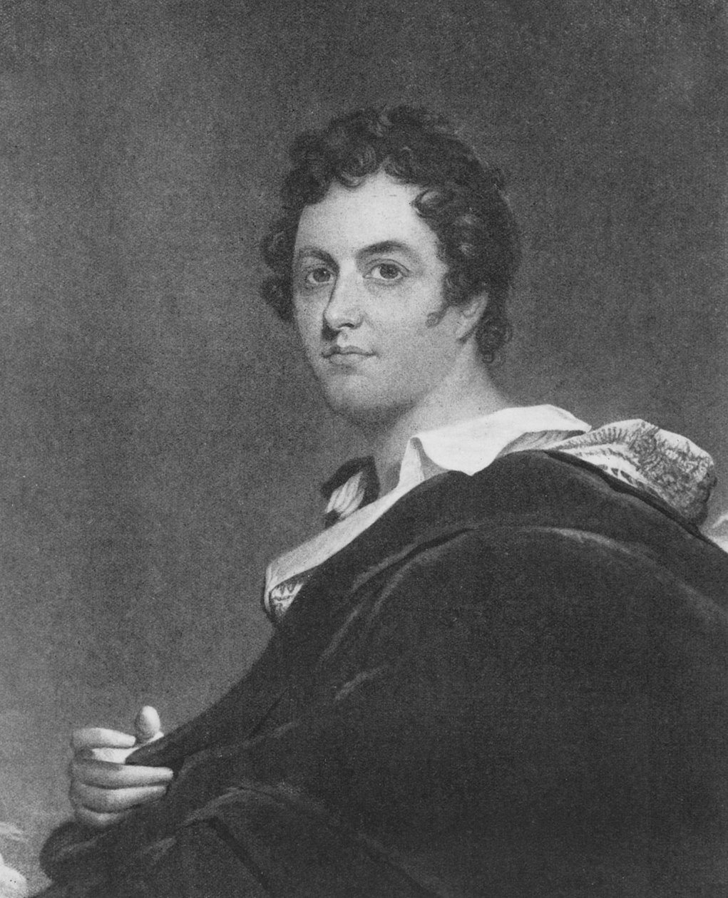 Retrato de George Gordon, 6º Lord Byron de Rochdale (1788-1824) de English School