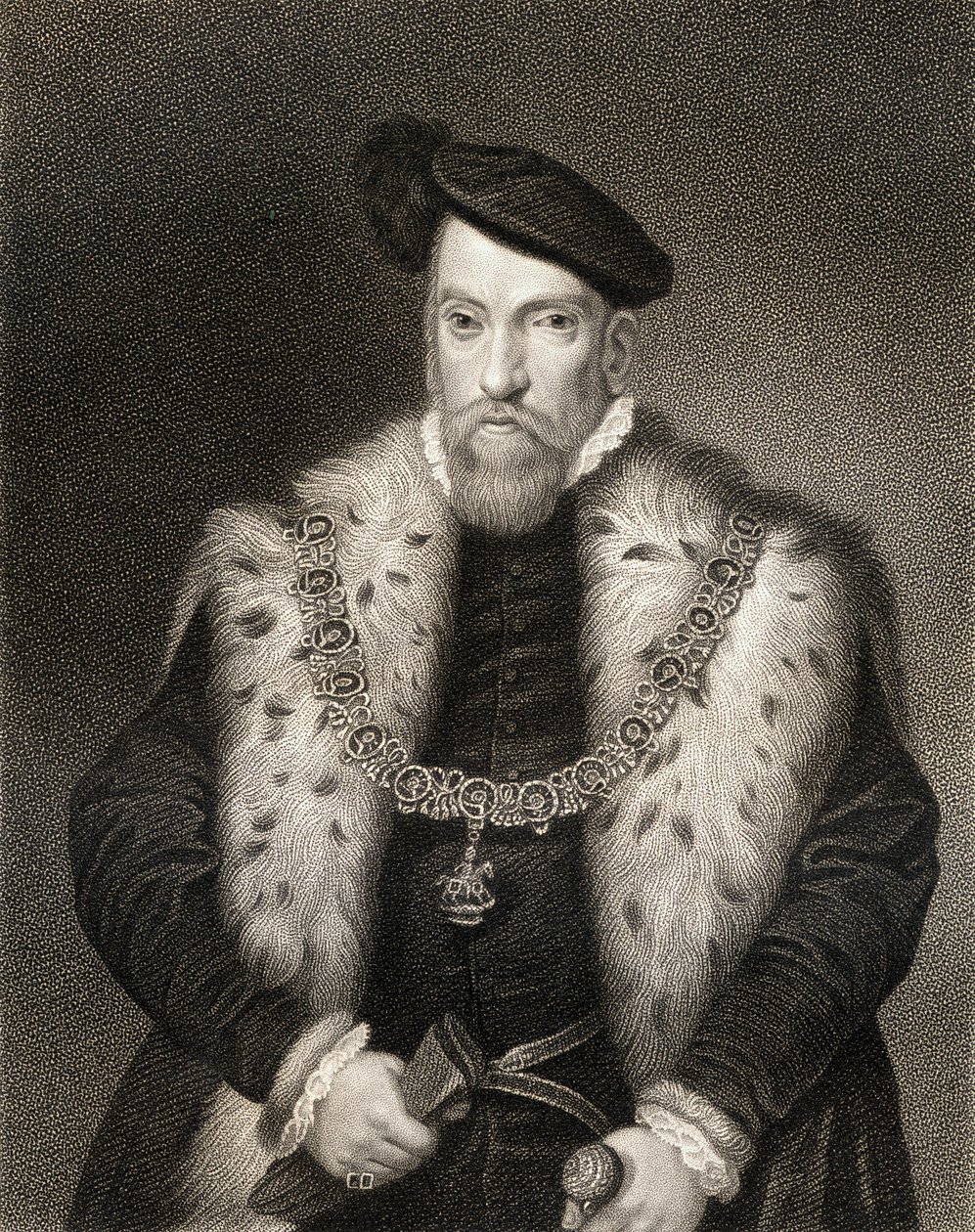 Retrato de Henry Fitzalan, 12º Conde de Arundel, de Lodges British Portraits, 1823 de English School