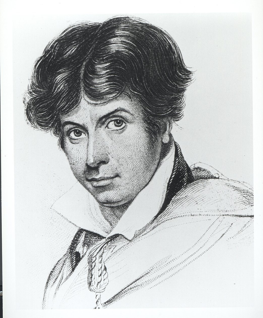 Retrato de James Henry Leigh Hunt (1784-1859) de English School