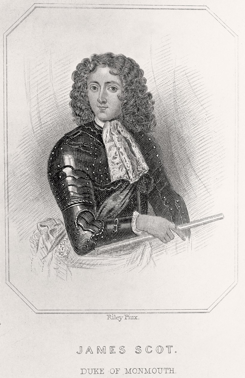 Retrato de James Scot, duque de Monmouth, 1835 de English School