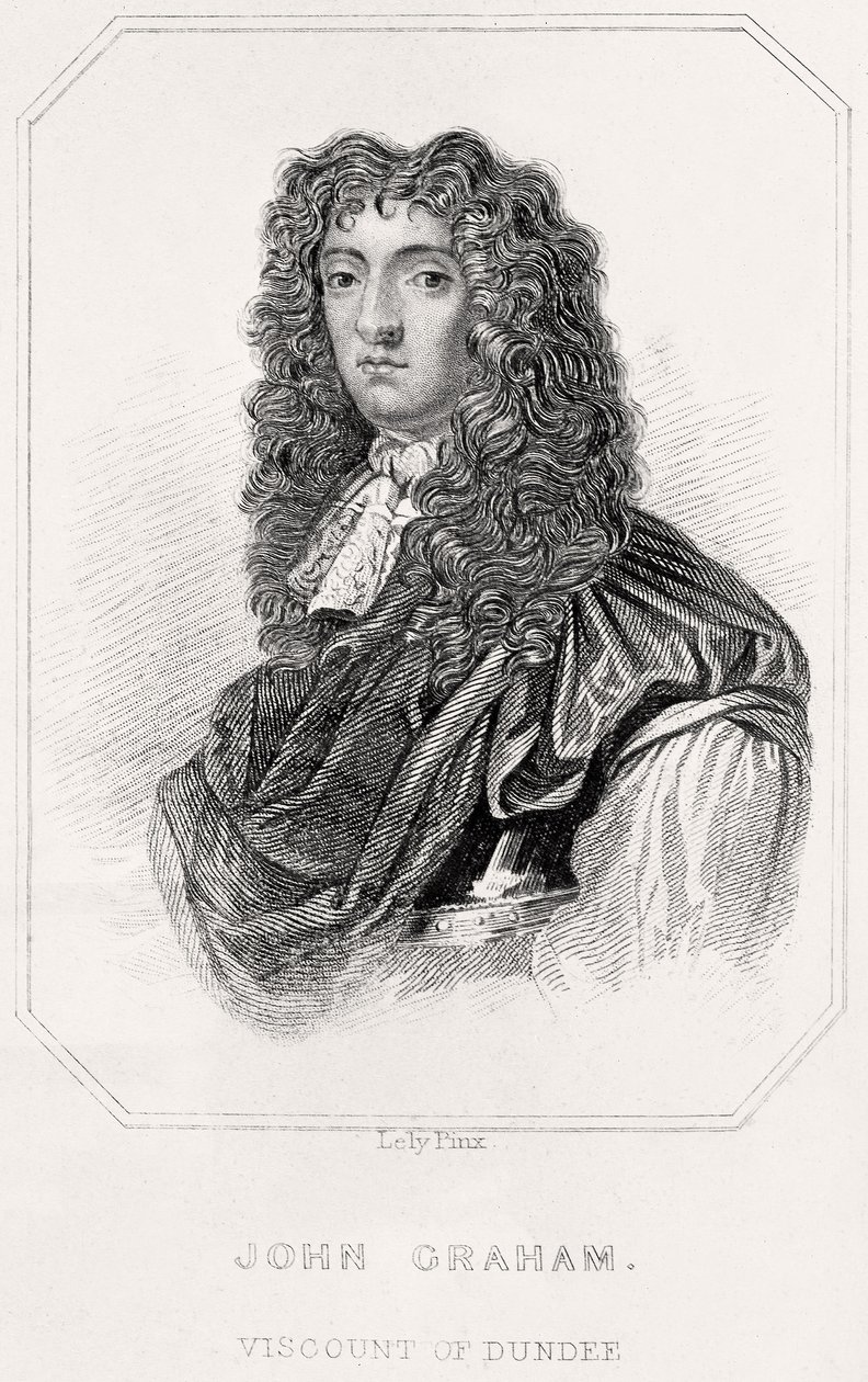 Retrato de John Graham, Visconde de Dundee, 1835 de English School