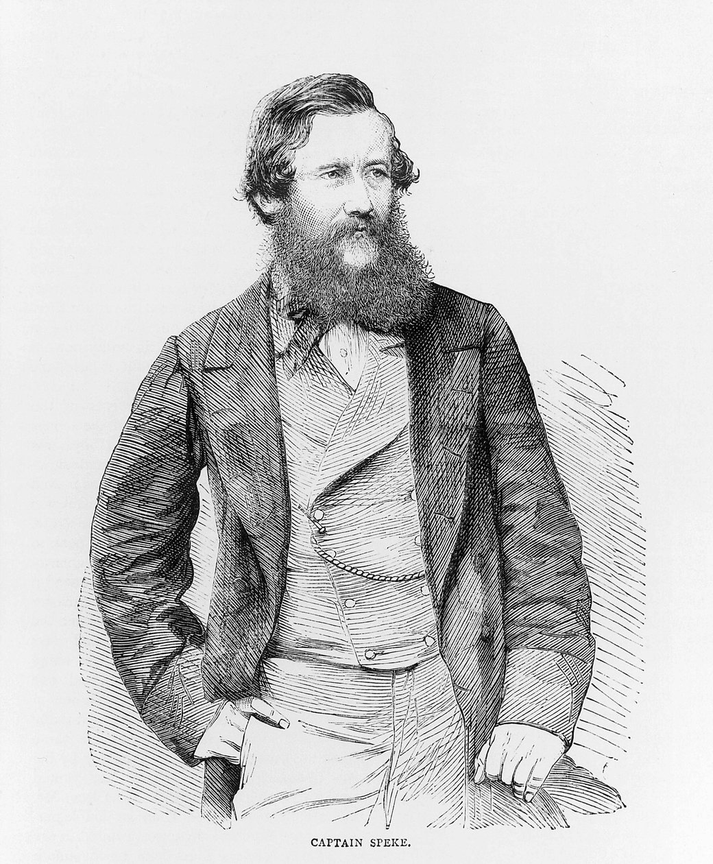Retrato de John Hanning Speke de English School