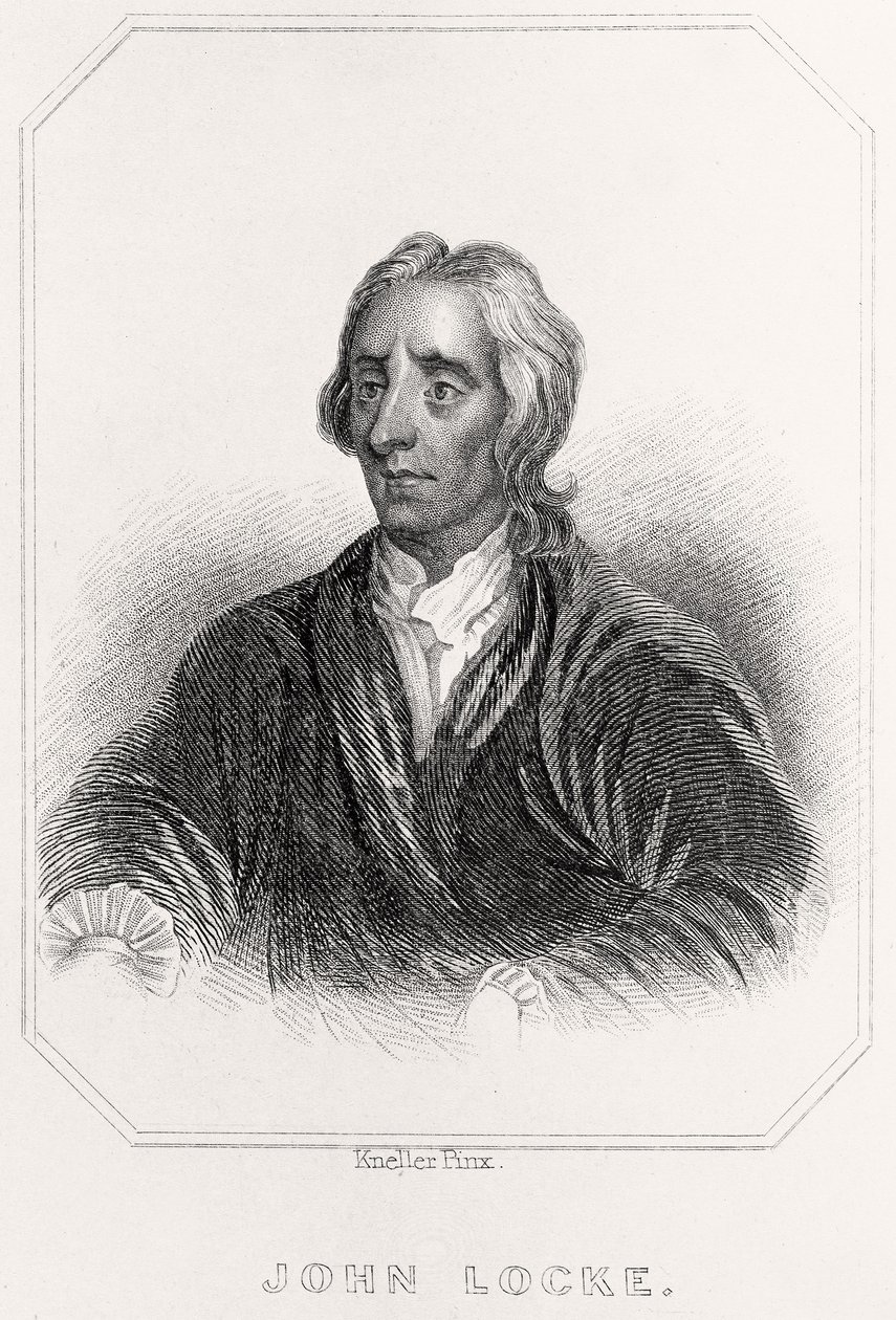 Retrato de John Locke, 1835 de English School