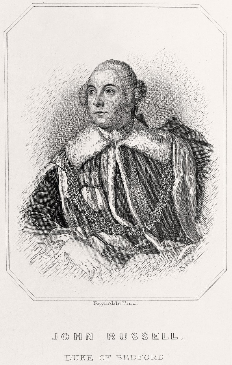 Retrato de John Russell, Duque de Bedford, 1835 de English School