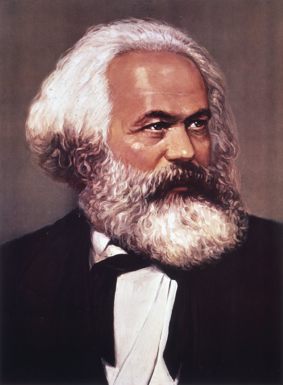 Retrato de Karl Marx de English School