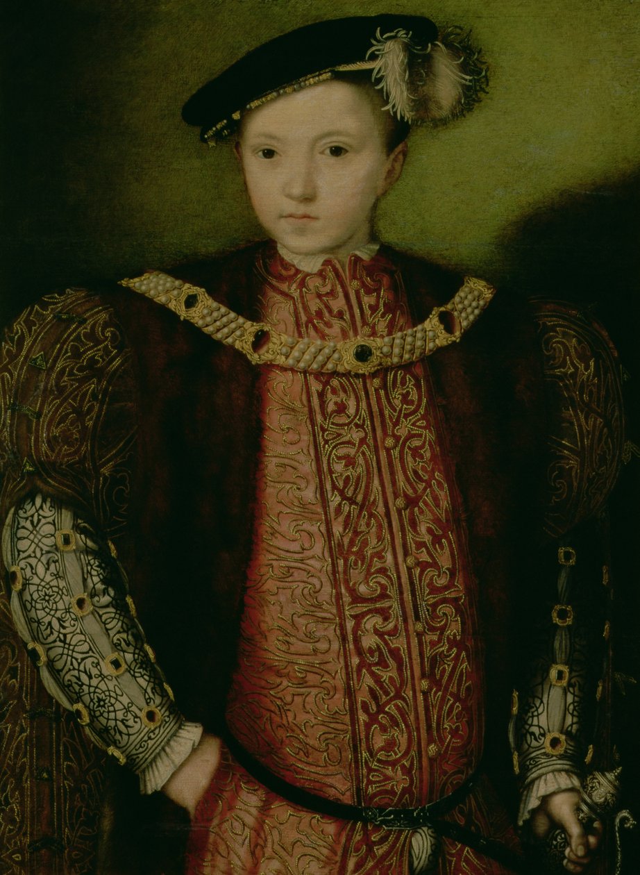 Retrato, de, rei, edward, vi, (1537-53), 16º século de English School