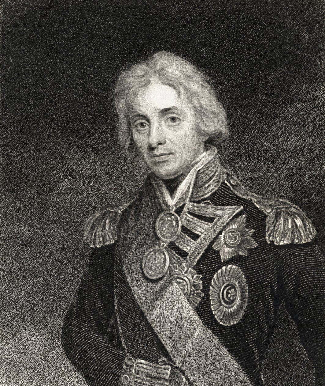 Retrato do Senhor Horatio Nelson (1758-1805) de English School