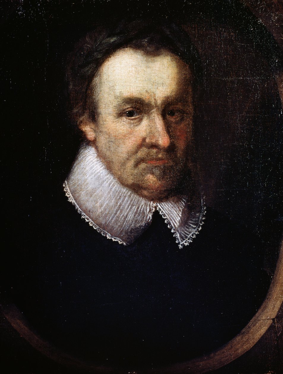 Retrato de Michael Drayton, poeta e dramaturgo inglês de English School