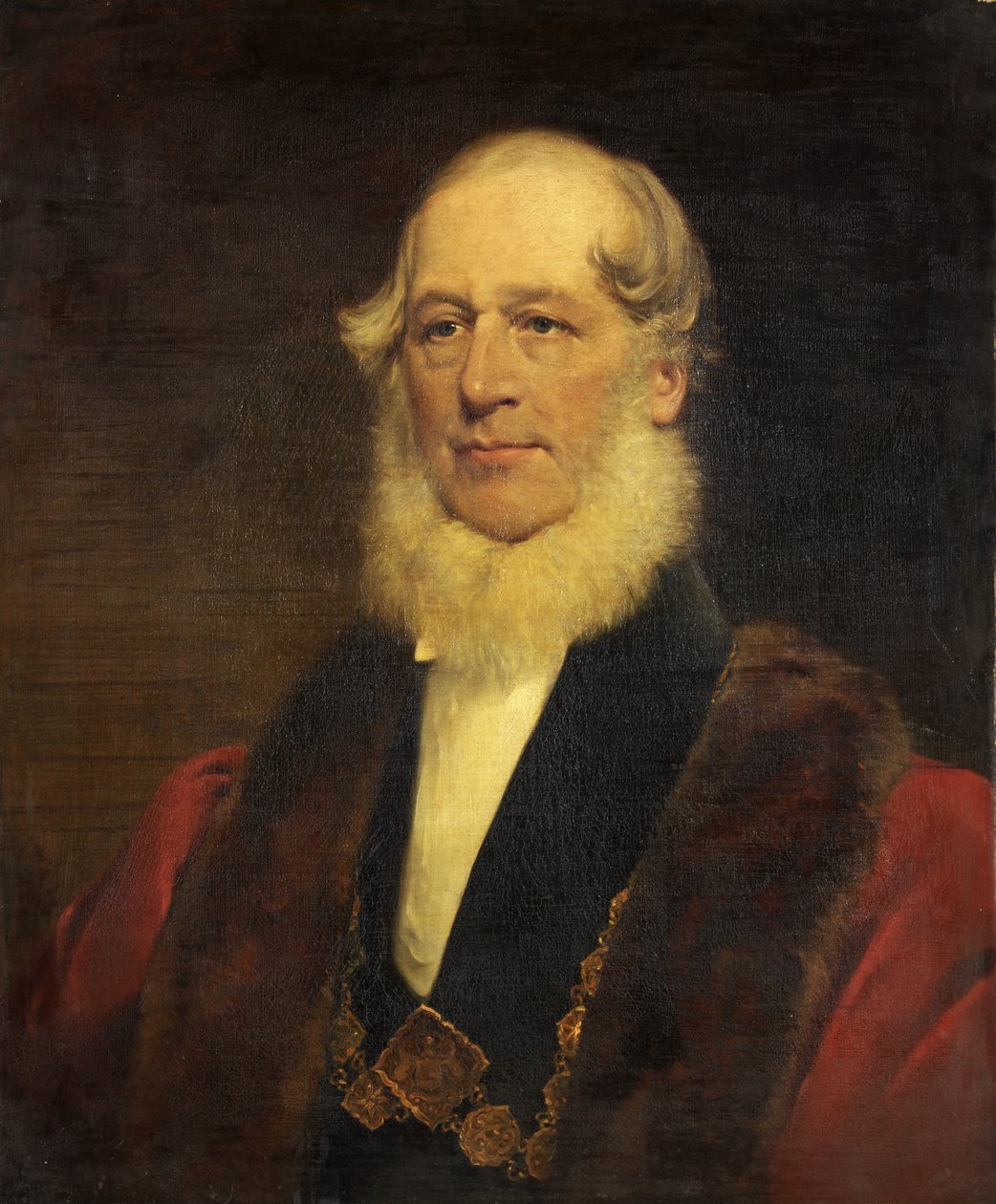 Retrato de Odiarne C. Lane (óleo sobre tela) de English School