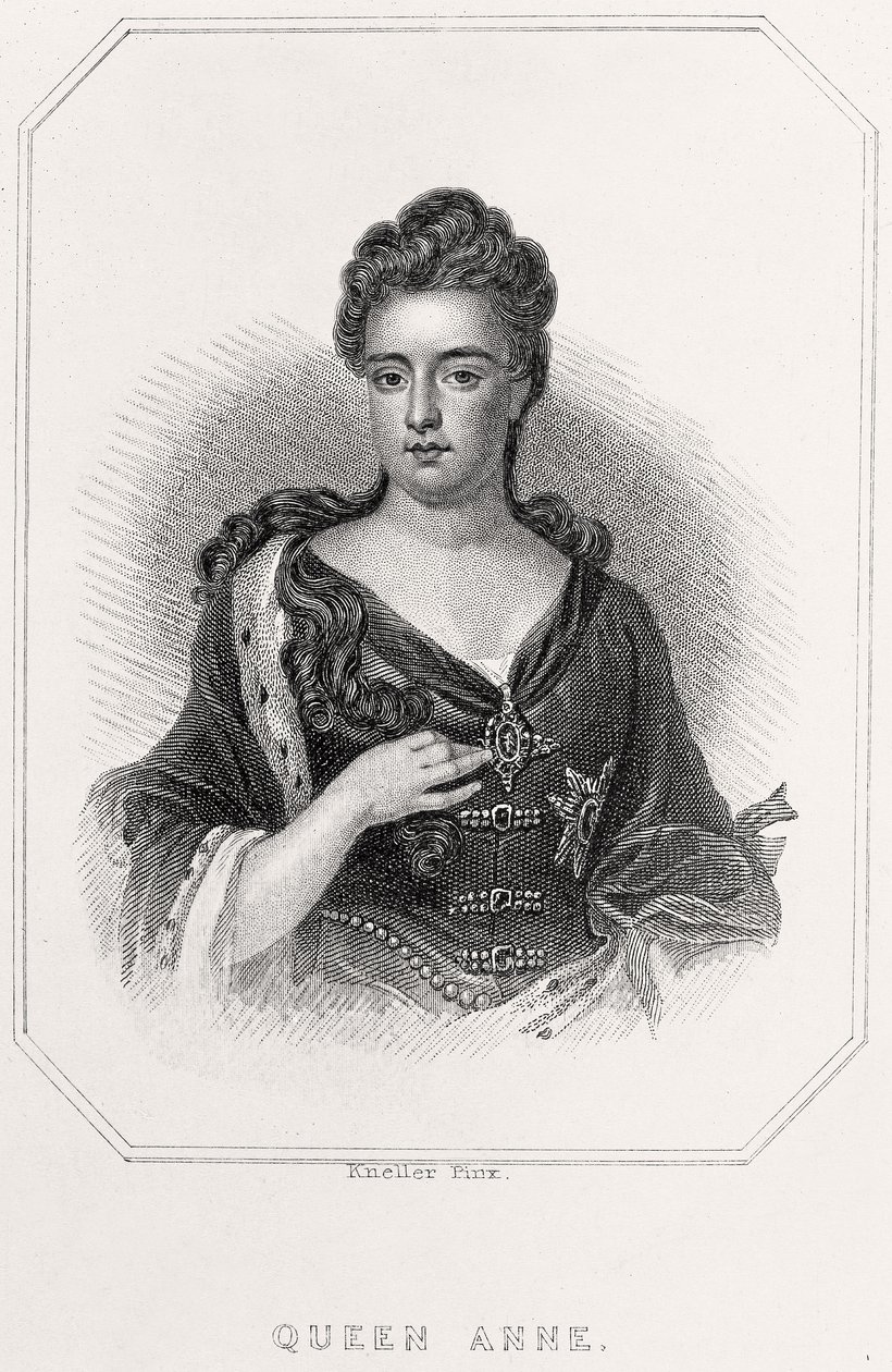 Retrato da rainha Anne, 1835 de English School
