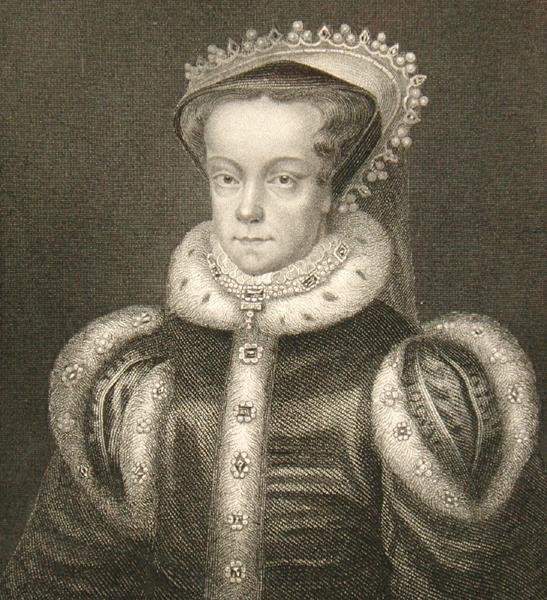 Retrato da Rainha Maria I (gravura) de English School