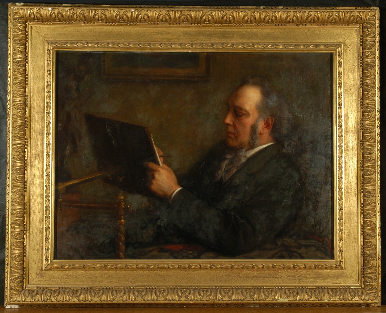 Retrato do Rev. Stopford Brooke, c.1890s de English School