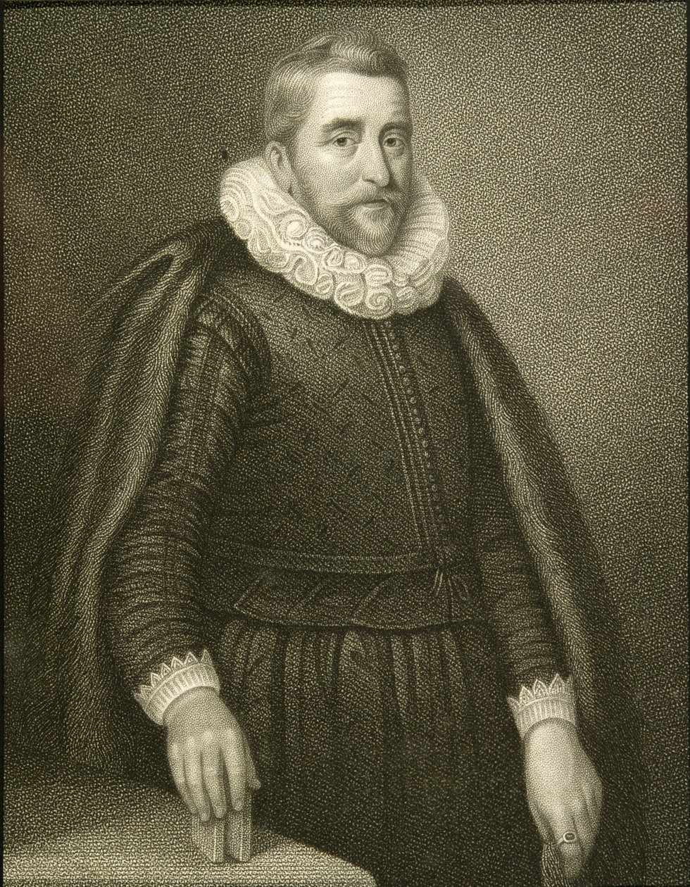 Retrato de Sir Henry Wotton (1568-1639) de &39;British Retratos Lodge&39;, 1823 de English School