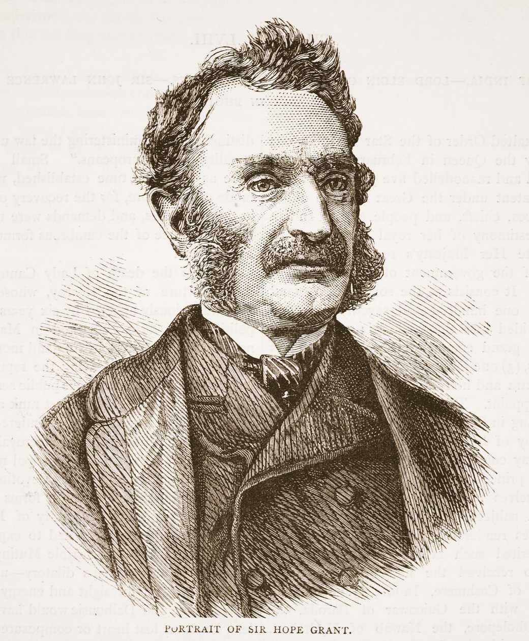 Retrato, de, senhor esperança esperança, ilustração, de, cassells, ilustrado, história, de, inglaterra de English School