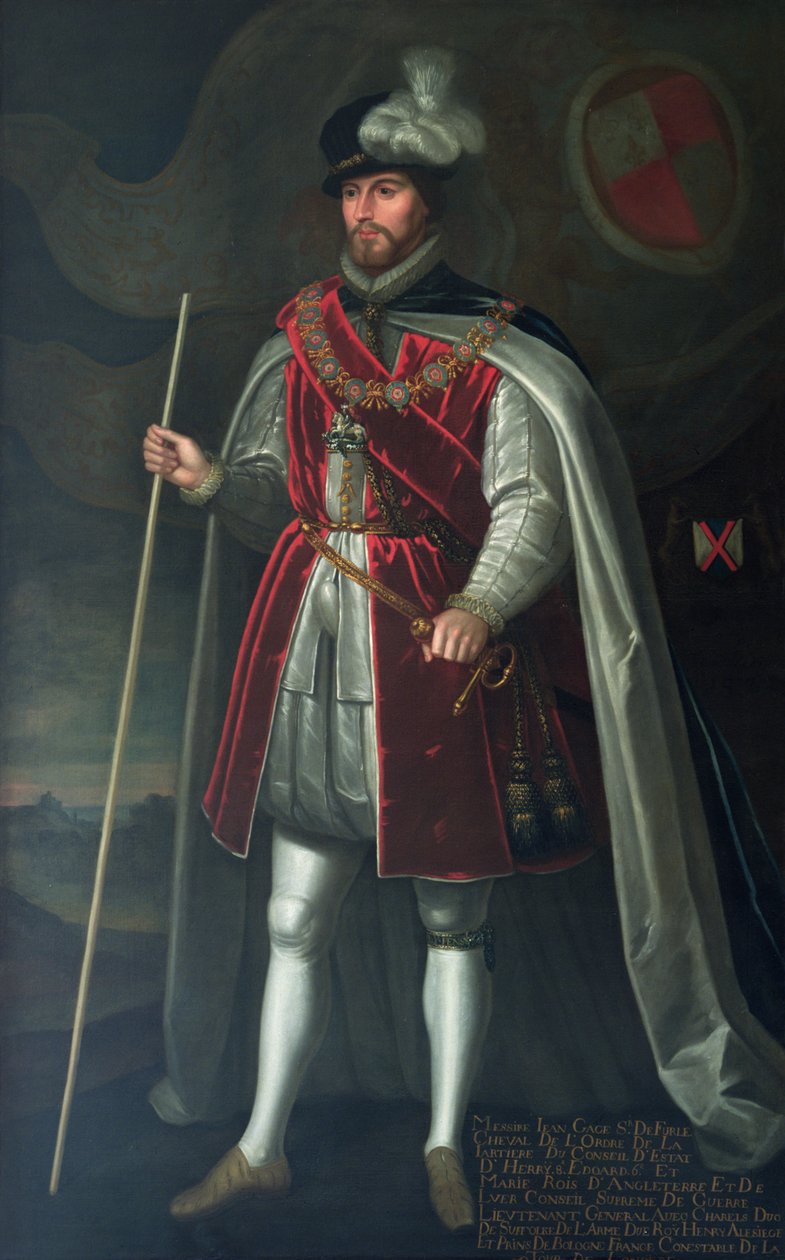 Retrato de Sir John Gage, KG, início do século XVII de English School