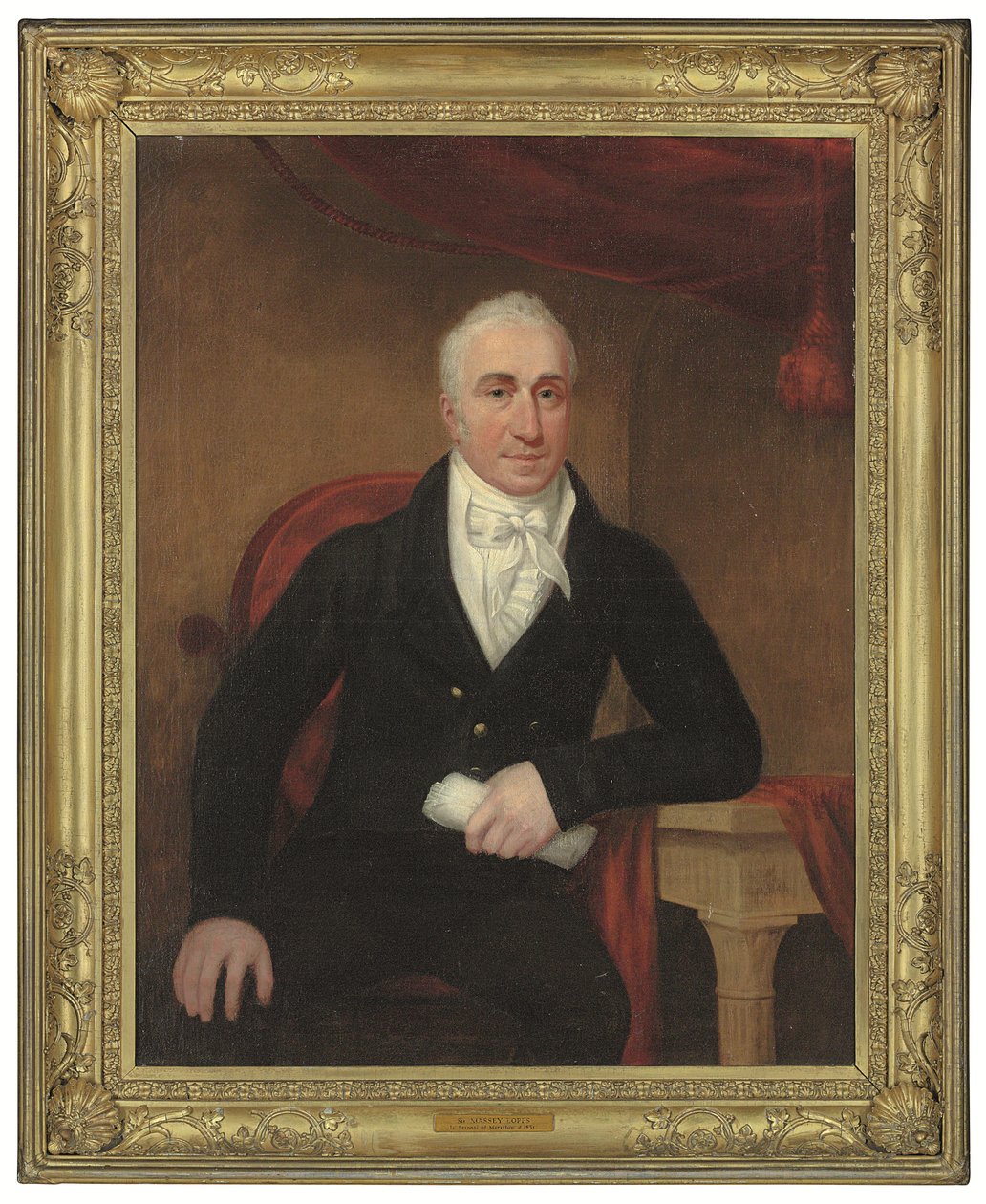 Retrato de Sir Manasseh Lopes de English School