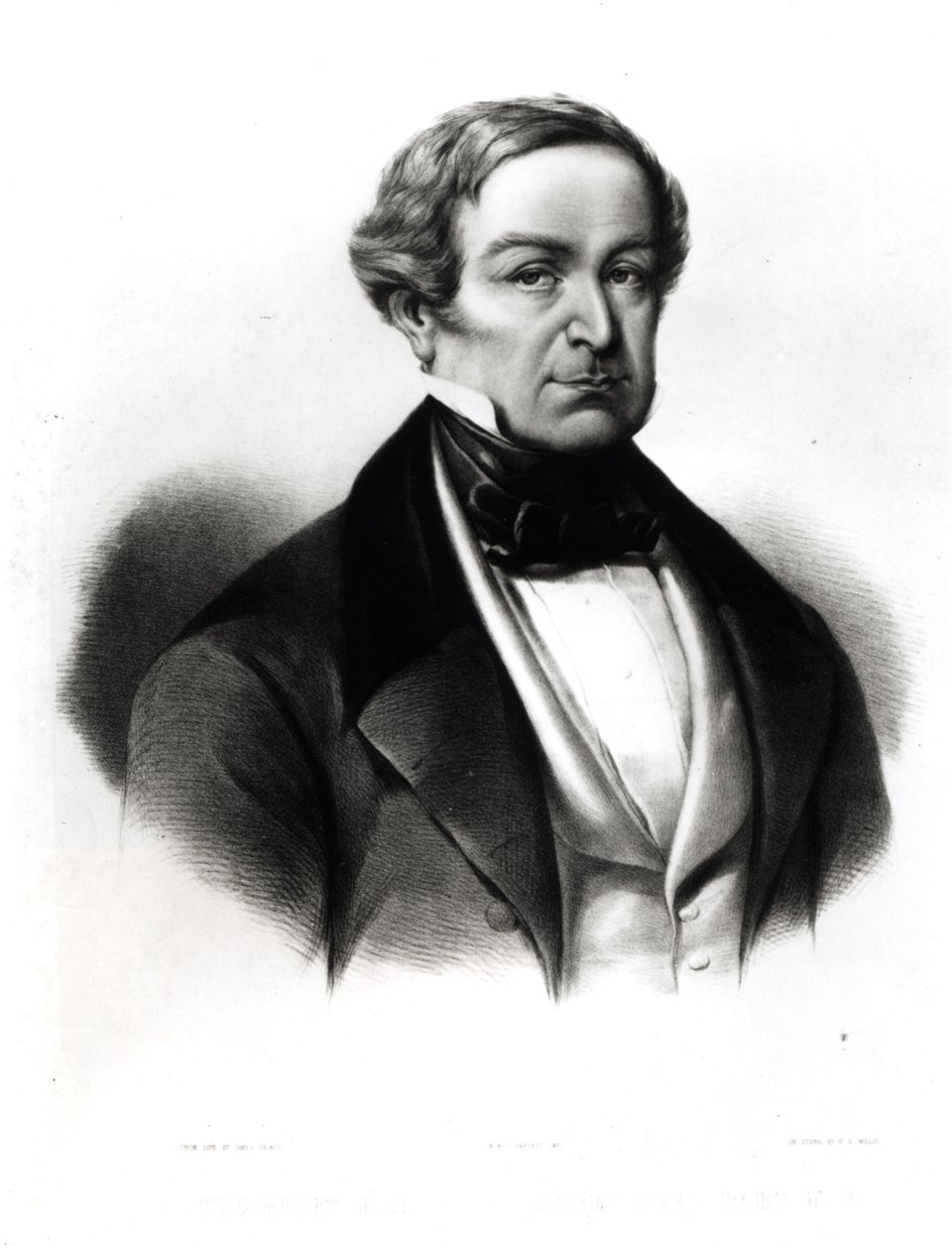 Retrato de Sir Robert Peel (1788-1850), gravado por Henry Brittan Willis (1810-84) de English School