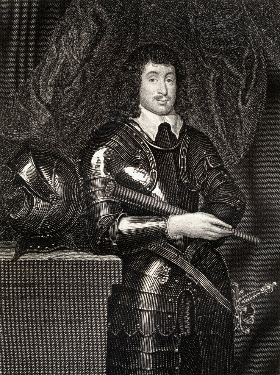 Retrato de Spencer Compton (1601-43) 2º Conde de Northampton, de Lodges British Portraits, 1823 de English School