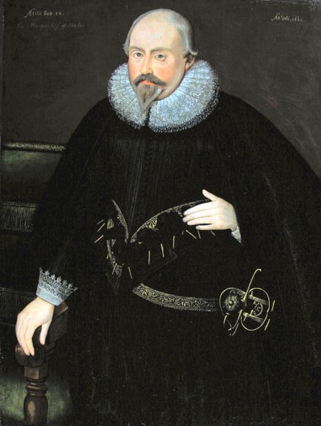 Retrato de Thomas Morgan de Machen (b.1568) c.1620 (óleo sobre painel) de English School
