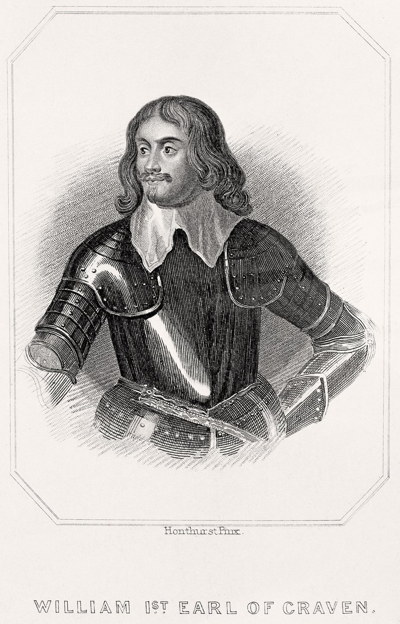 Retrato de William, primeiro conde de Craven, 1835 de English School