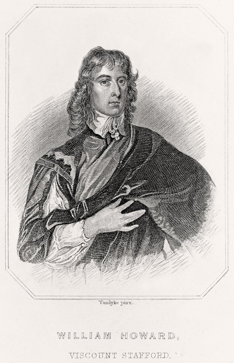 Retrato de William Howard, Visconde Stafford, 1835 de English School