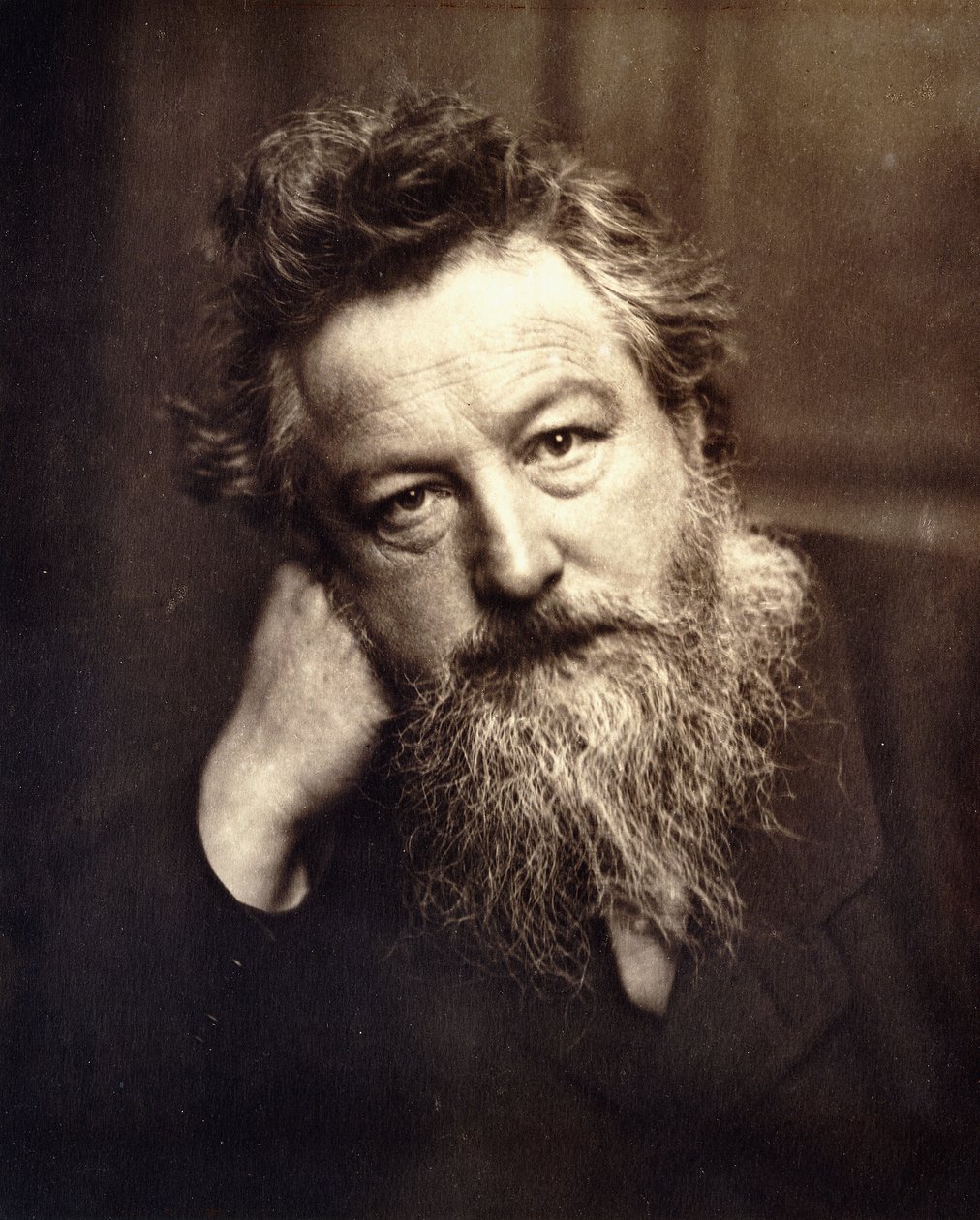 Retrato de William Morris, 1886 de English School