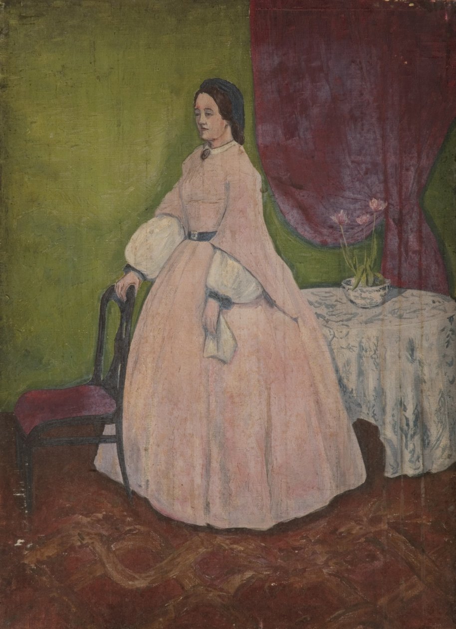 Retrato de mulher de English School