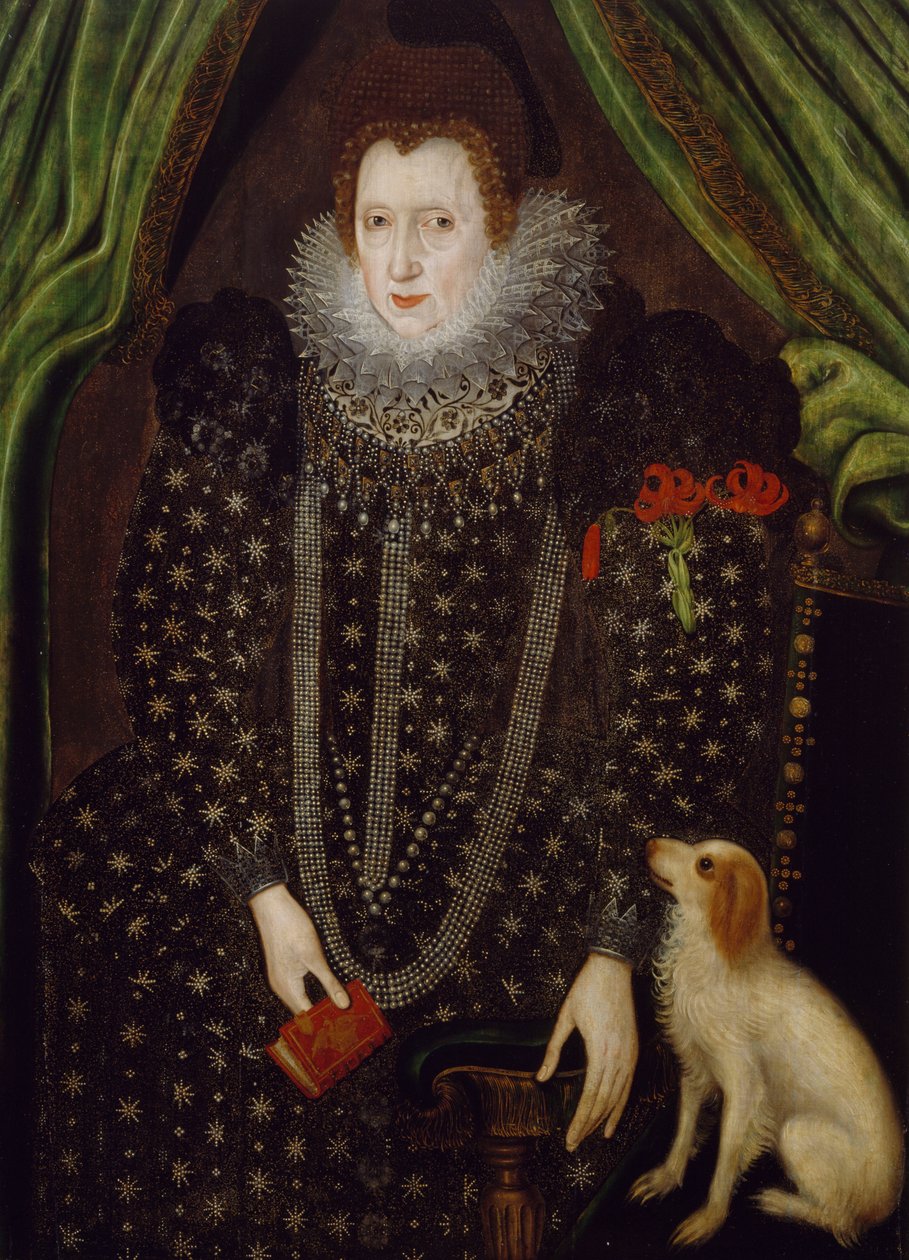 Retrato de uma senhora, 1600-1700 de English School