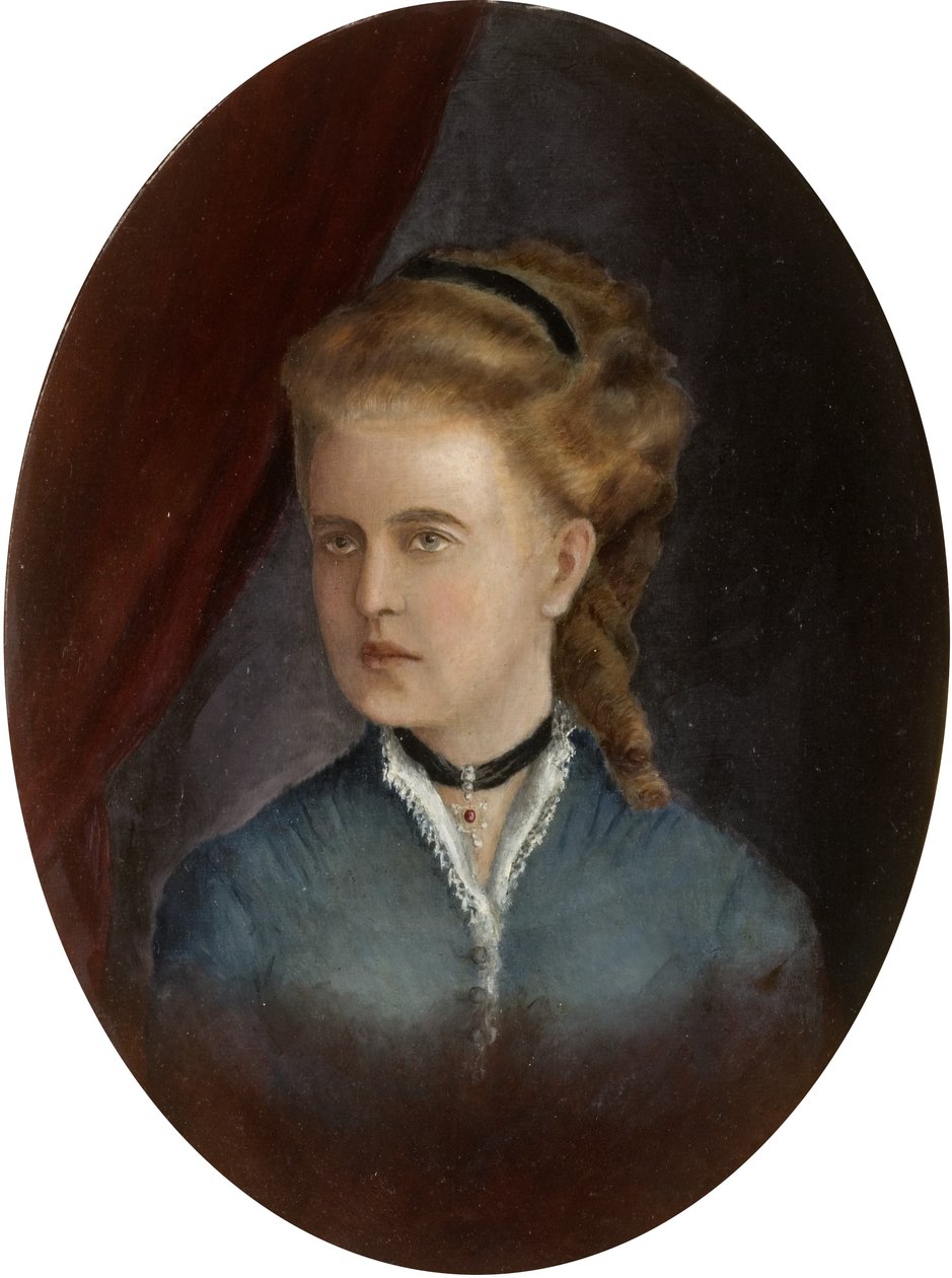 Retrato de uma jovem mulher de English School
