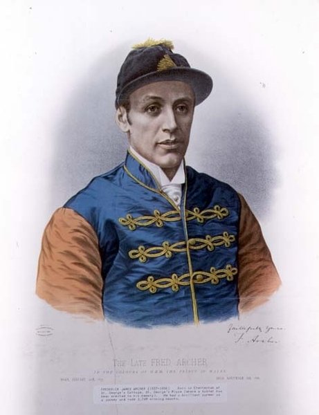 Retrato do Fred Archer de English School