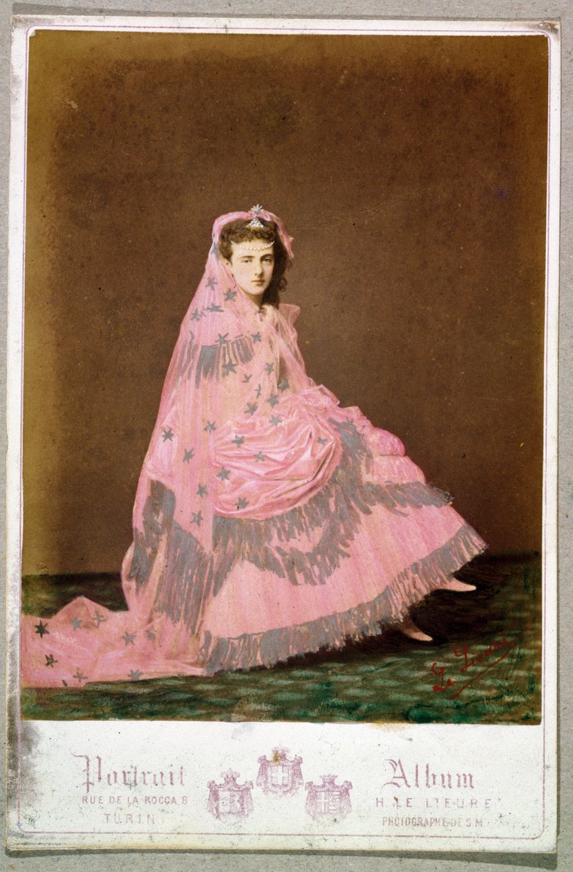 Cartão postal, com, mulher, em, traje de English School