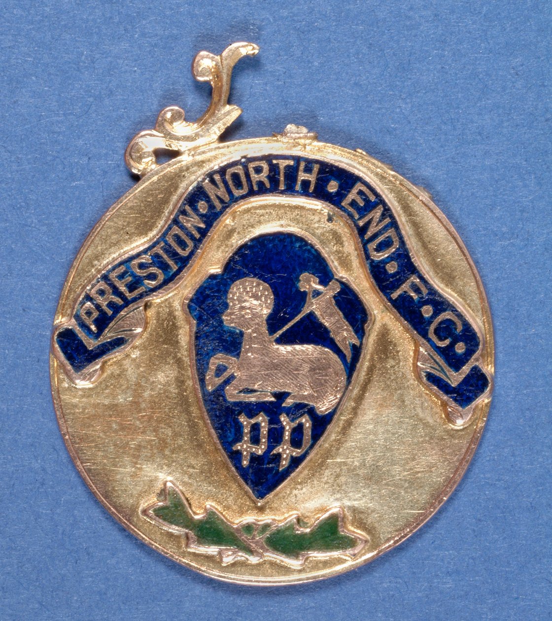 Medalha do Preston North End Football Club, 1897-98 (metal) (ver também 315001) de English School