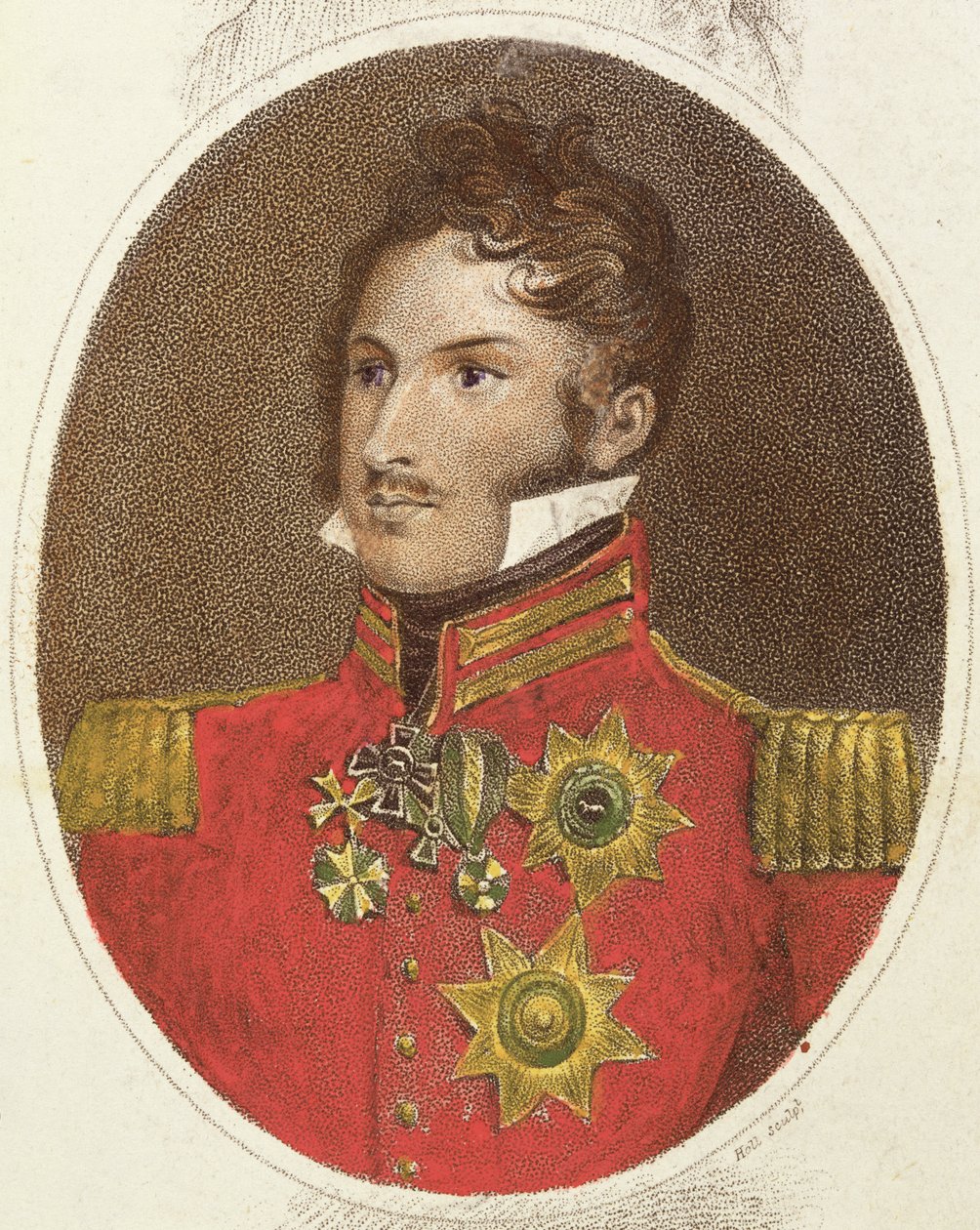 Príncipe Leopoldo de Saxe-Cobourg-Gotha (1790-1865) 1816 de English School