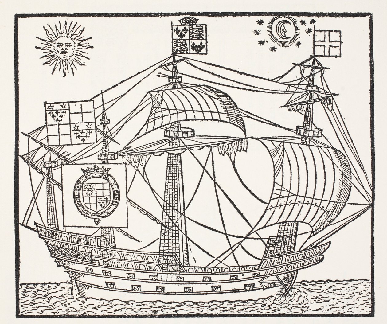 Prognostication everlasting, de L. & T. Digges, impresso por T. Marshe, Londres, 1576 de English School