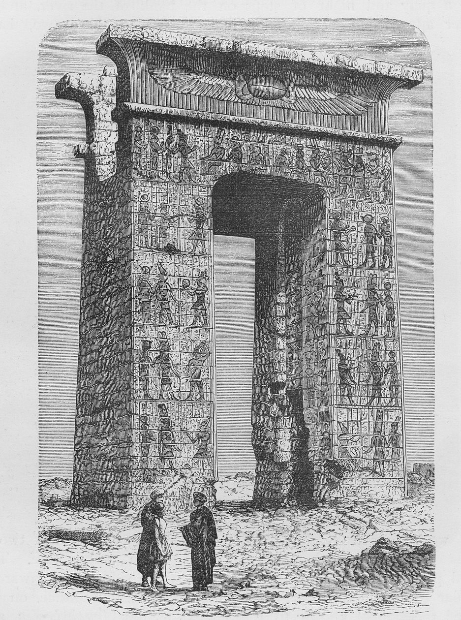 Propylon em Karnak de English School