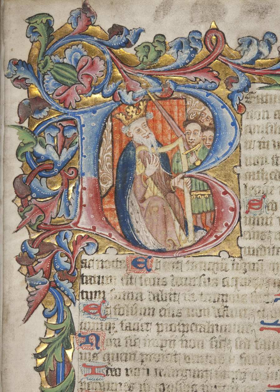 Saltério com calendário de uso Sarum, c.1425-75 de English School