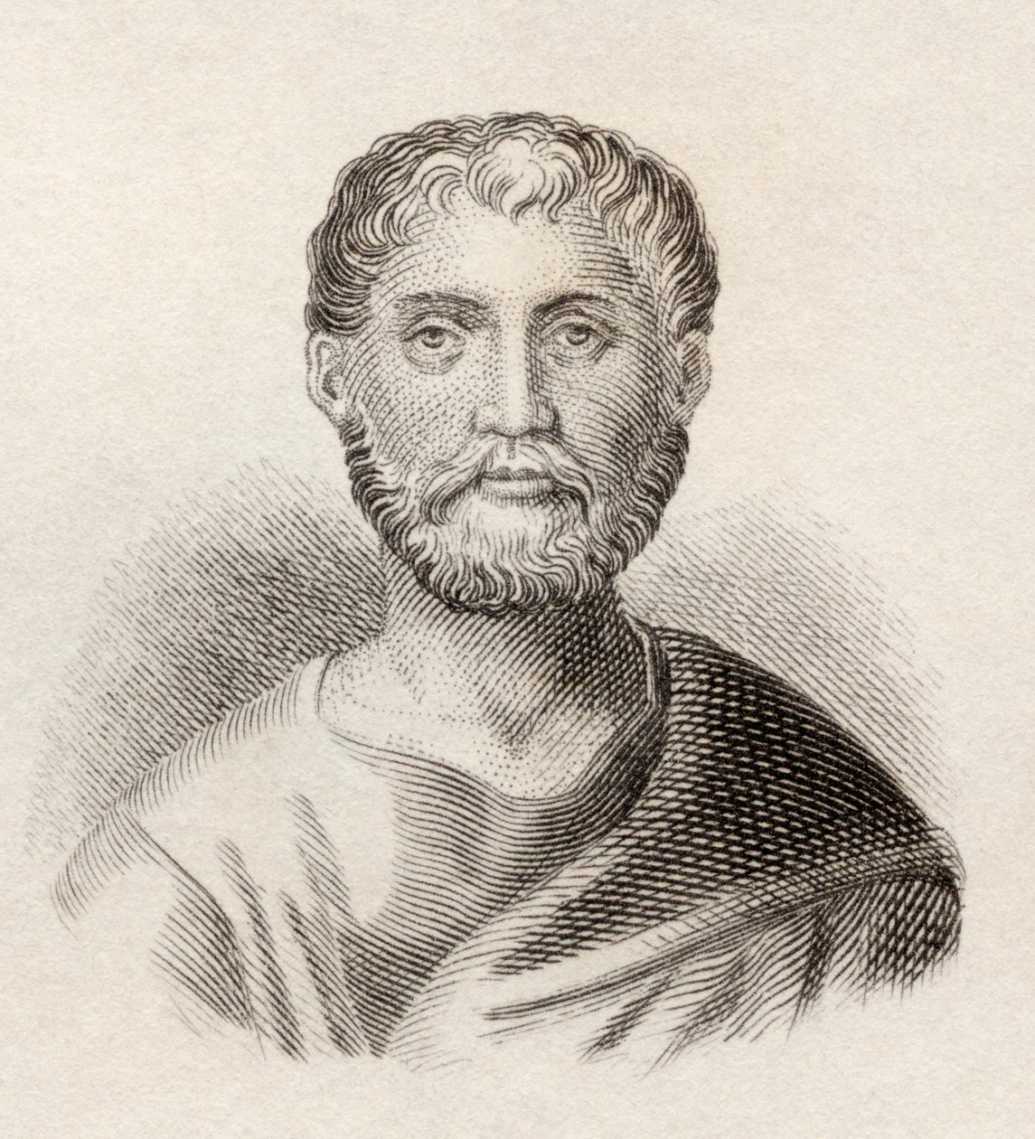 Publius Terentius Afer, do &39;Crabb&39;s Historical Dictionary&39;, publicado em 1825 de English School