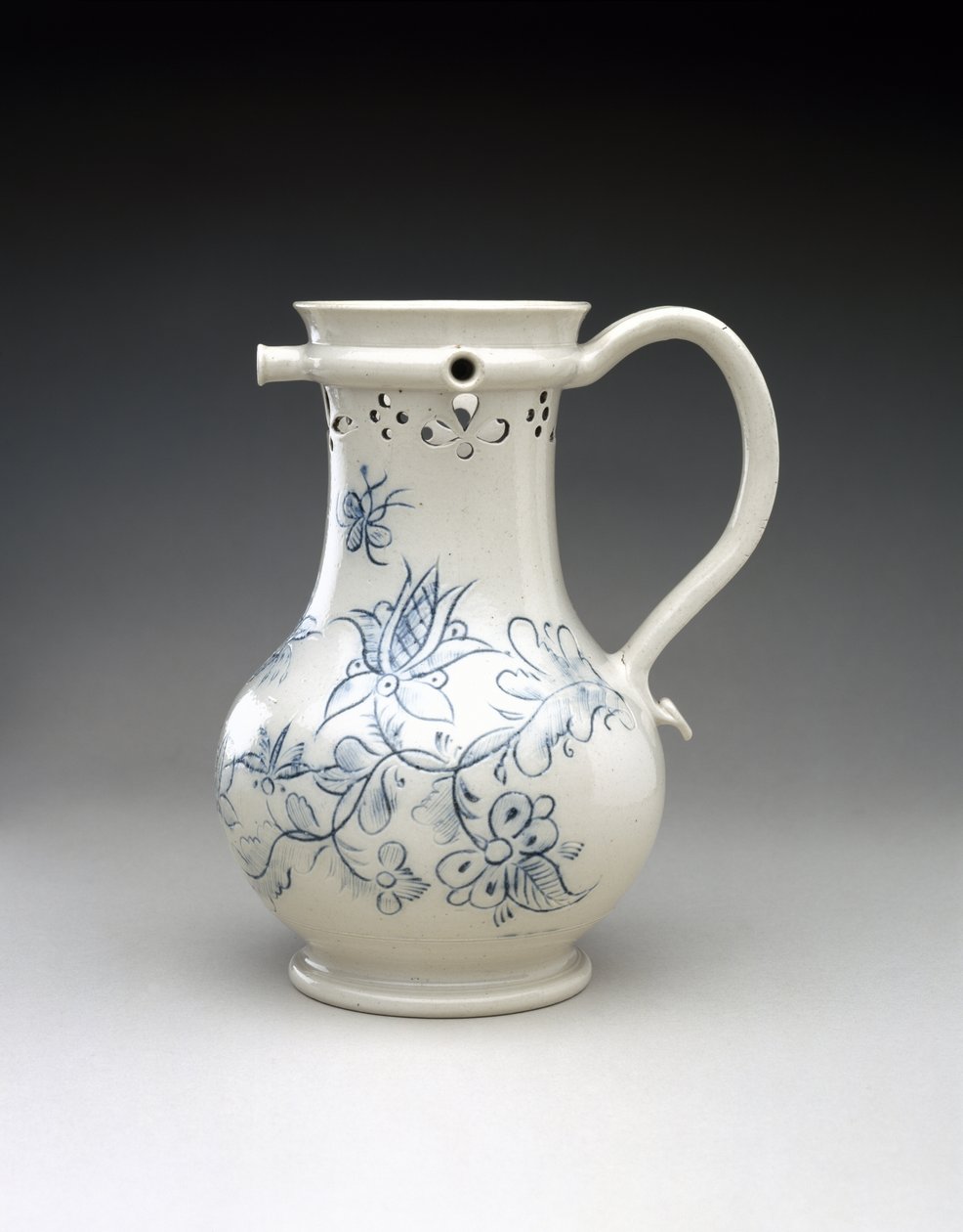 Jarro de quebra-cabeça, c. 1740-1780 (grés vitrificado com sal) de English School