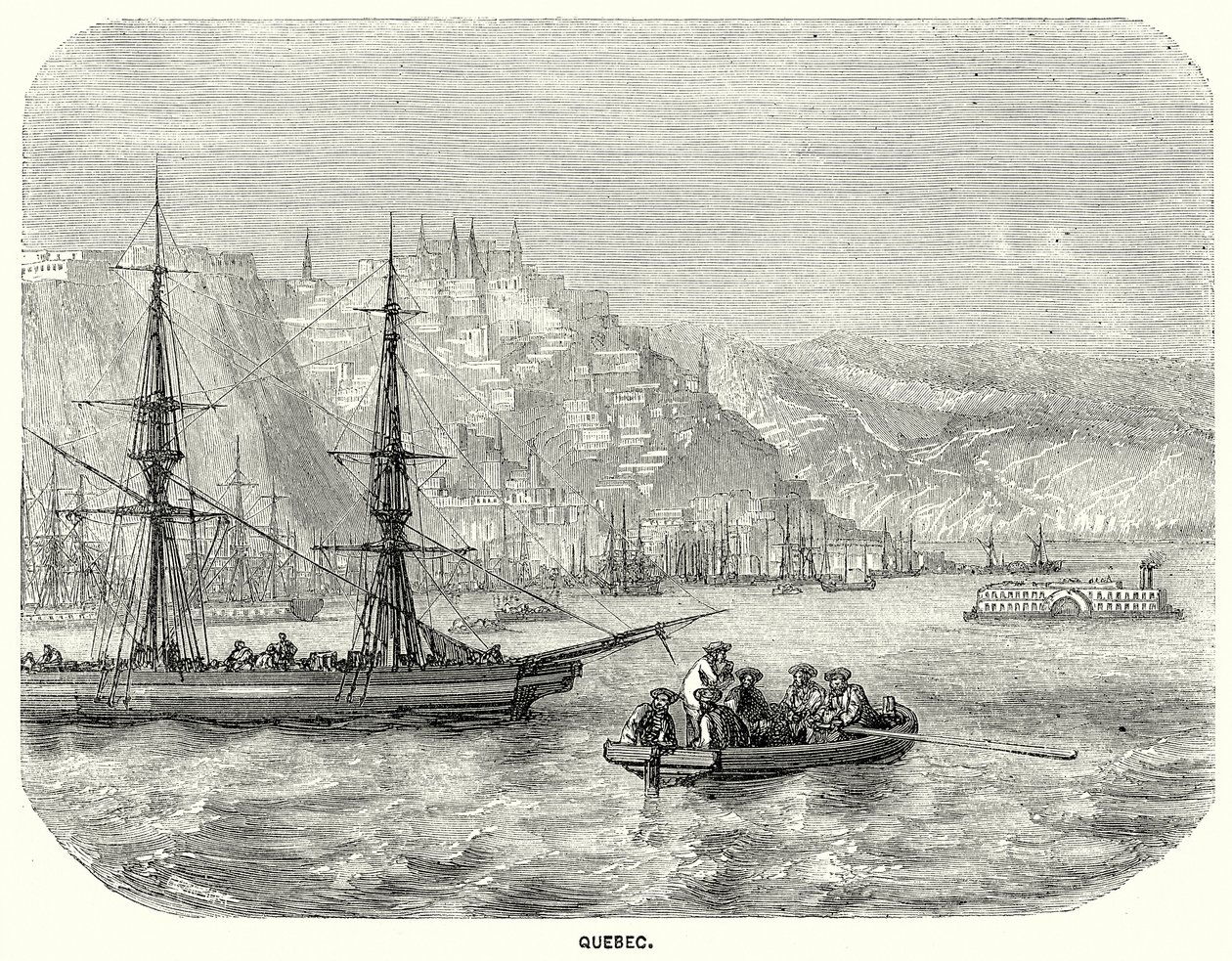 Quebeque (gravura) de English School