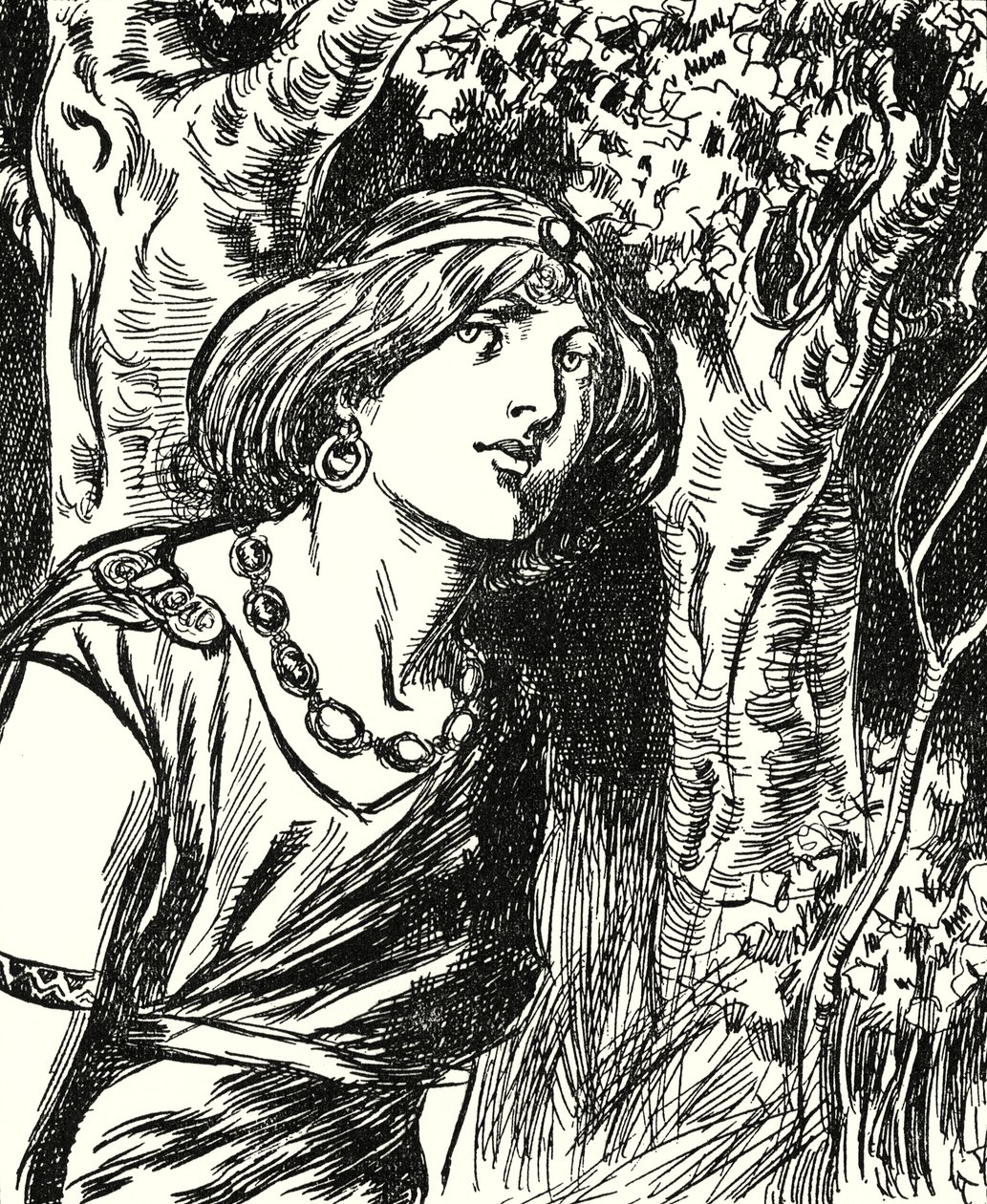 Rainha Boadicea (litografia) de English School